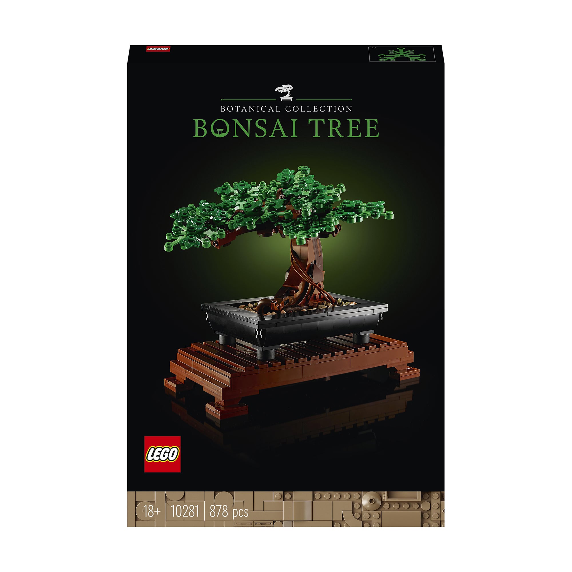Конструктор LEGO Botanical Creation Дерево Бонсай, 878 деталей, від 18 років (10281)
