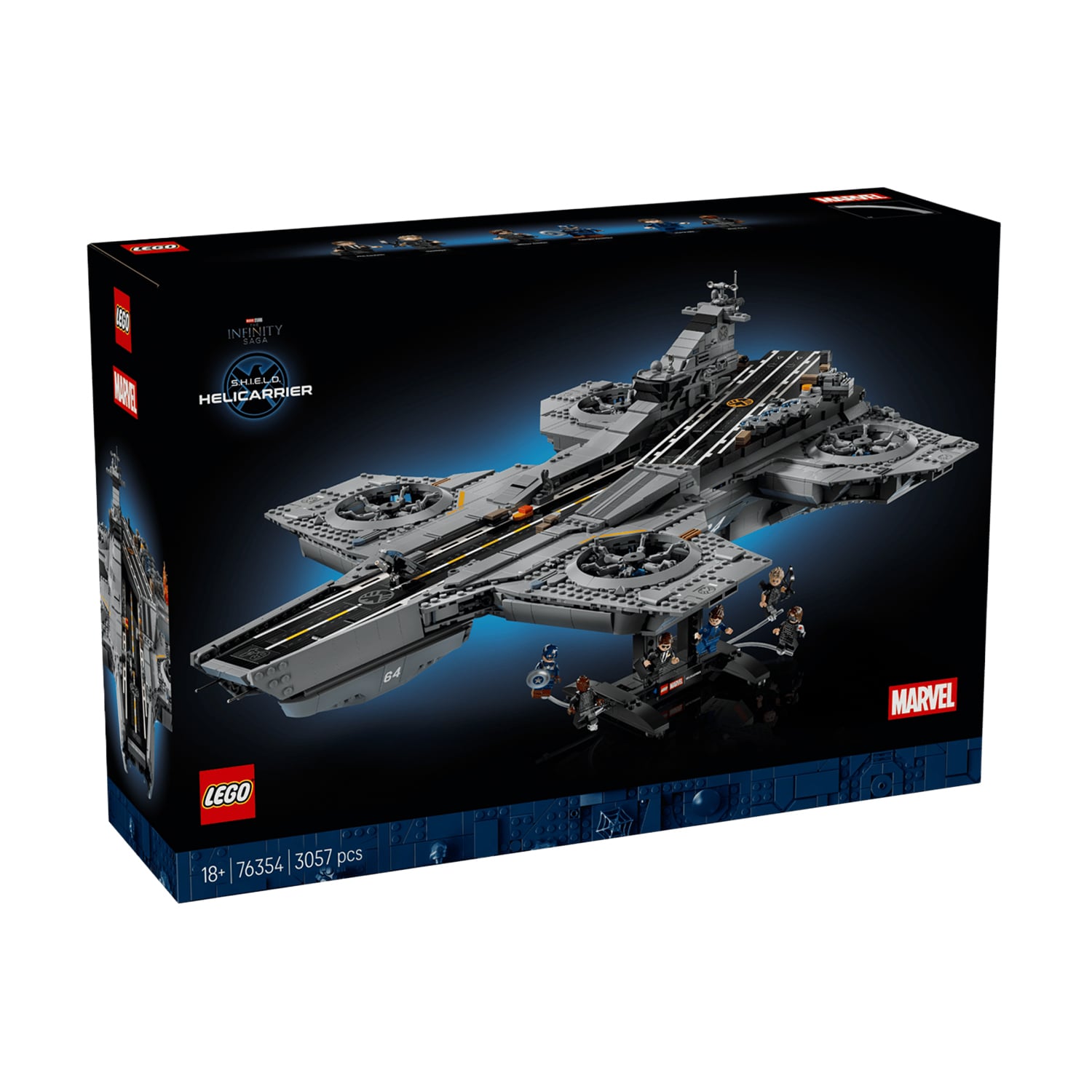 Конструктор LEGO Marvel S.H.I.E.L.D. Helicarrier, 3057 деталей, від 18 років (76354)